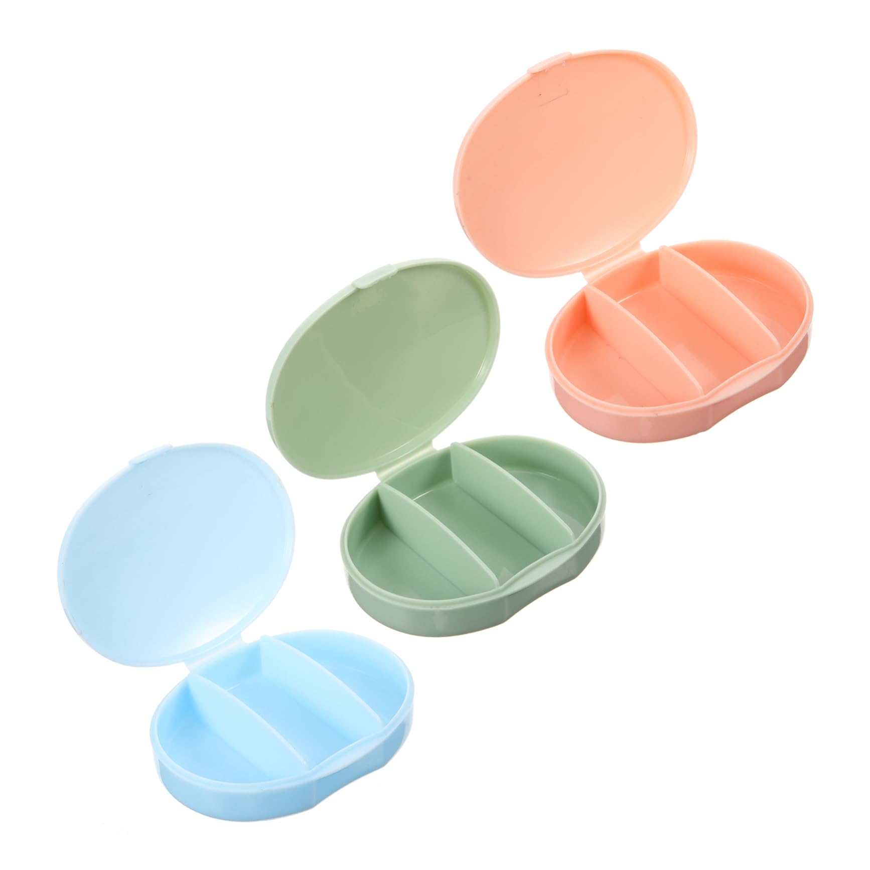 SHERCHPRY 5 Sätze Aufbewahrungsbox Für Tabletten Pillenreisen Tragbares Pillenetui Täglich Mini Pillenboxen Toilettenartikel Tragbarer Pilleneinnehmer Pillendosen Veranstalter Pp 3 Stück * 5