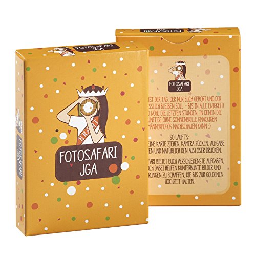 Fotosafari JGA - Cooles Spiel für Den Junggesellinnenabschied - Außergewöhnlich Kreative Fotoaufgaben für die Braut und Ihre Freundinnen - Junggesellenabschied Frau Cover