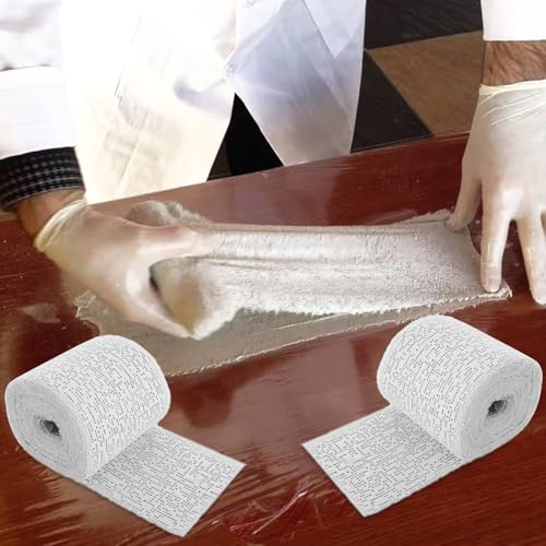 24 Pack de Rollo de Cinta de Yeso 3 pulgadas x 180 pulgadas para Modelado y Manualidades miniatura 4