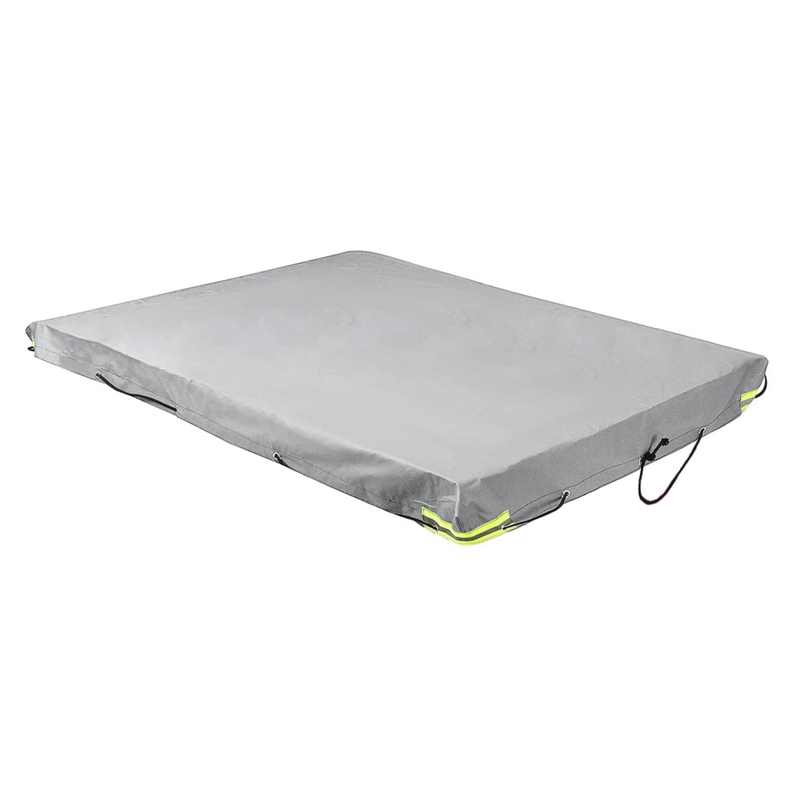 208x114x13cm Trailer Tarpaulin Cover Universal Flat Tarpaulin with Reflective Heavy Duty Tarps Anti-UV Tarp Cover Waterproof Trailer Cover