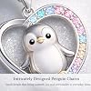 Set de regalo de pingüino de 5 piezas para mujer, lindo paquete de accesorios temáticos para amantes de los animales, cumpleaños y Navidad 6