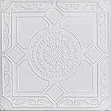 White Styrofoam Decorative Ceiling Tile Lima (Package of 8 Tiles) - Other Sellers Call This Kensington Gardense and R30