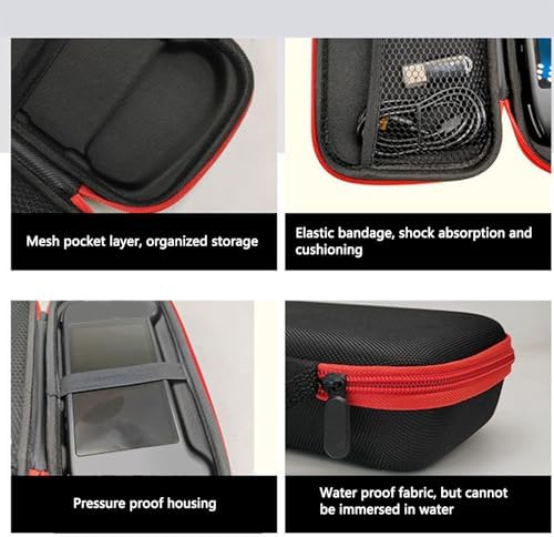 Pomya Carrying Case for RG556 RG557, Handheld Game Console Travel Bag for RG556 RG557, Portable Storage Hard Carry Case, Nylon - 2