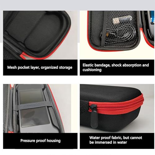 LICAEVEY Hard Carrying Case for RG556 RG557 Handheld Game Console, Storage Holder EVA Bag, Portable Game Console Accessories All in One Travel Storage Case - Thumbnail 4
