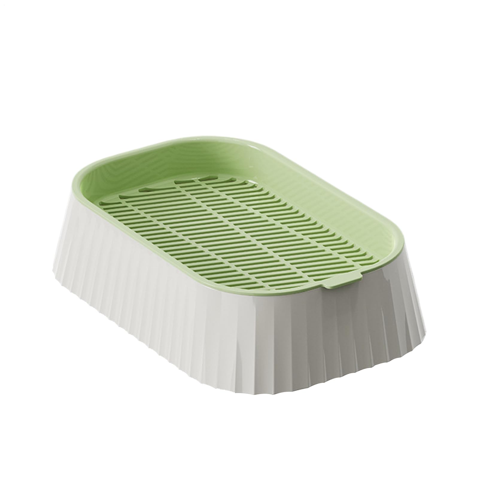 Hydroponic Cat Grass Planter | Compact Non-Slip Bottom Tray | Cat Grass Plant Pot | for Pet Kitten Friends Home Indoor Outdoor Countertop Windowsill — image 1
