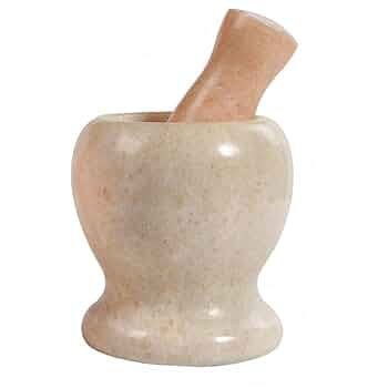 Amazon.co.jp: Jivccof すり鉢セット石臼 天然大理石 すりこぎ棒