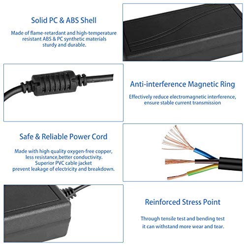 12V 5A Power Supply, Waysse Power Supply Adapter, Ac Dc Converter 100-220V To 12 Volt 5 Amp Transformer 5.5X2.1Mm Plug For Led Strip Light Dvr Nvr Security Cameras System Cctv Accessories #TOP3