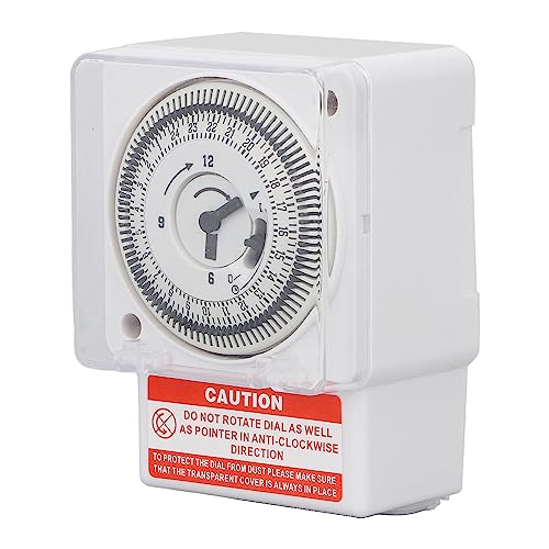 Aramox Mechanische Omschakeling van Industrie -timer met een Eenvoudig AC220V -leesontwerp, Ideaal voor Winkelcentra en Residentie