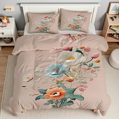 Housse de couette en microfibre douce 90x190 avec zip - 3