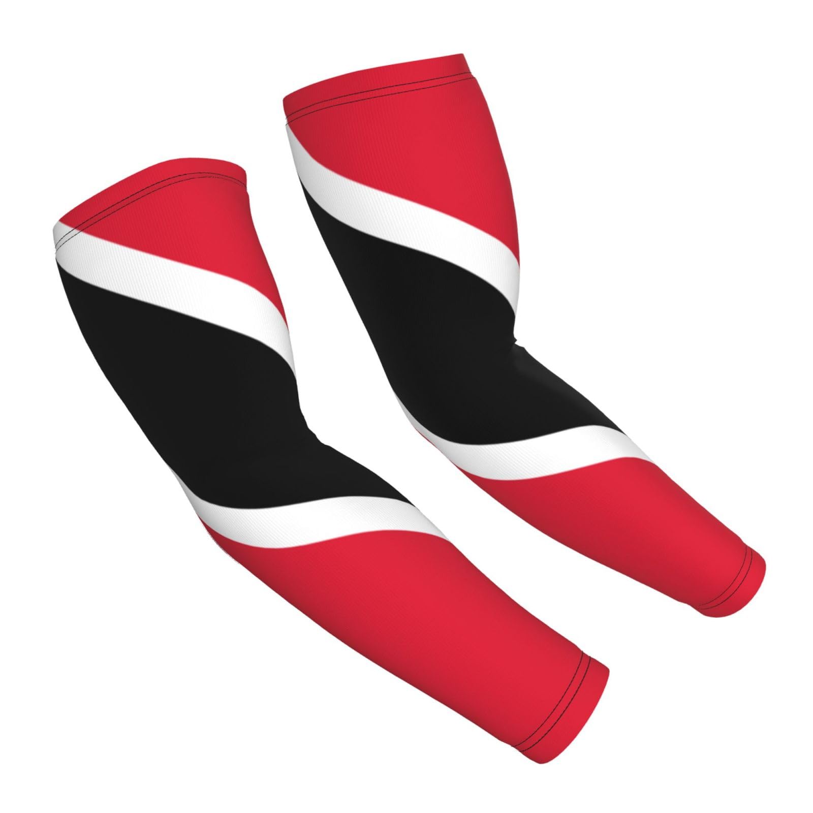 CUTEDWARF Flag Of Trinidad And Tobago Sun Protection Arm Long Sleeve Protector Unisex Outdoor Sports Protective Sleeve Guard