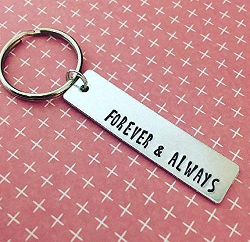 BlueHawkDesignsForever & Always Keychain
