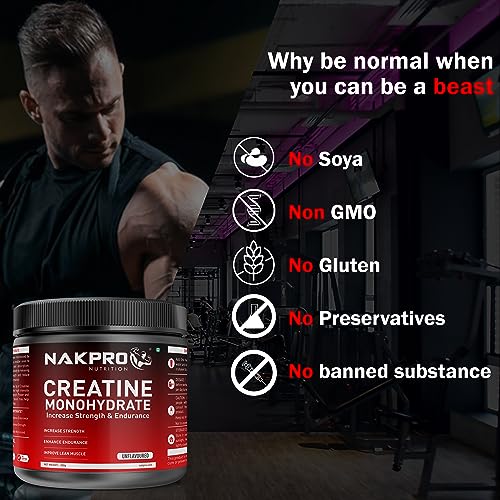 NAKPRO Micronised Creatine Monohydrate 250g - Image 7