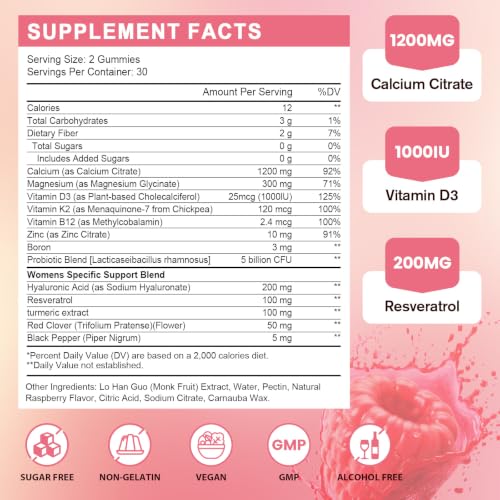 YANLUOBO Calcium Citrate Gummies