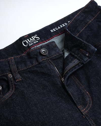 Chaps Men's Relaxed Fit Jeans - Straight Leg Stretch Comfort Denim Jeans for Men2