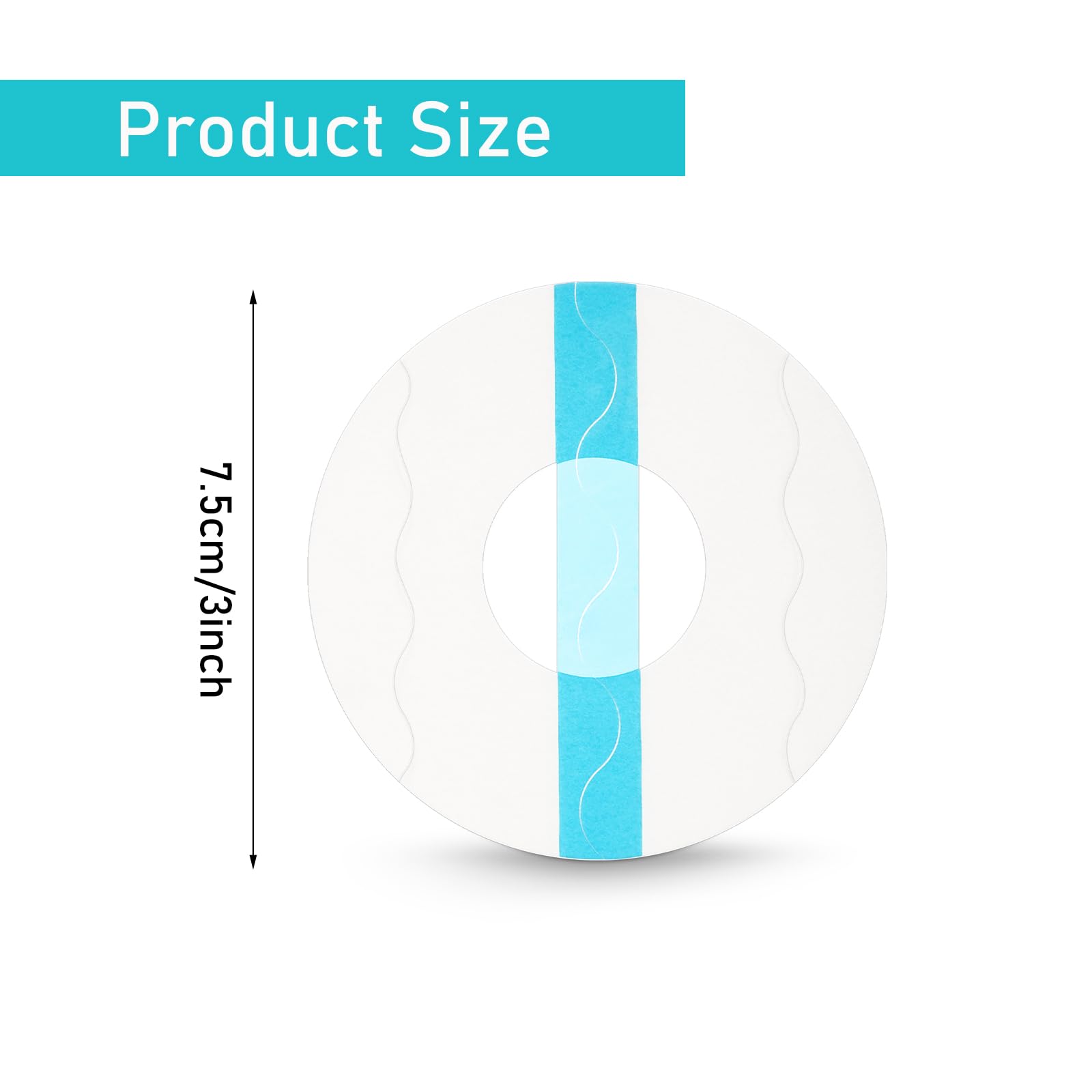30 Stück Wasserfest Pflaster Klebepflaster für CGM Sensoren Schutz transparente Fixiertapes Hautfreundlich Wasserfest und Stark Haftend für Schwimm und Baden