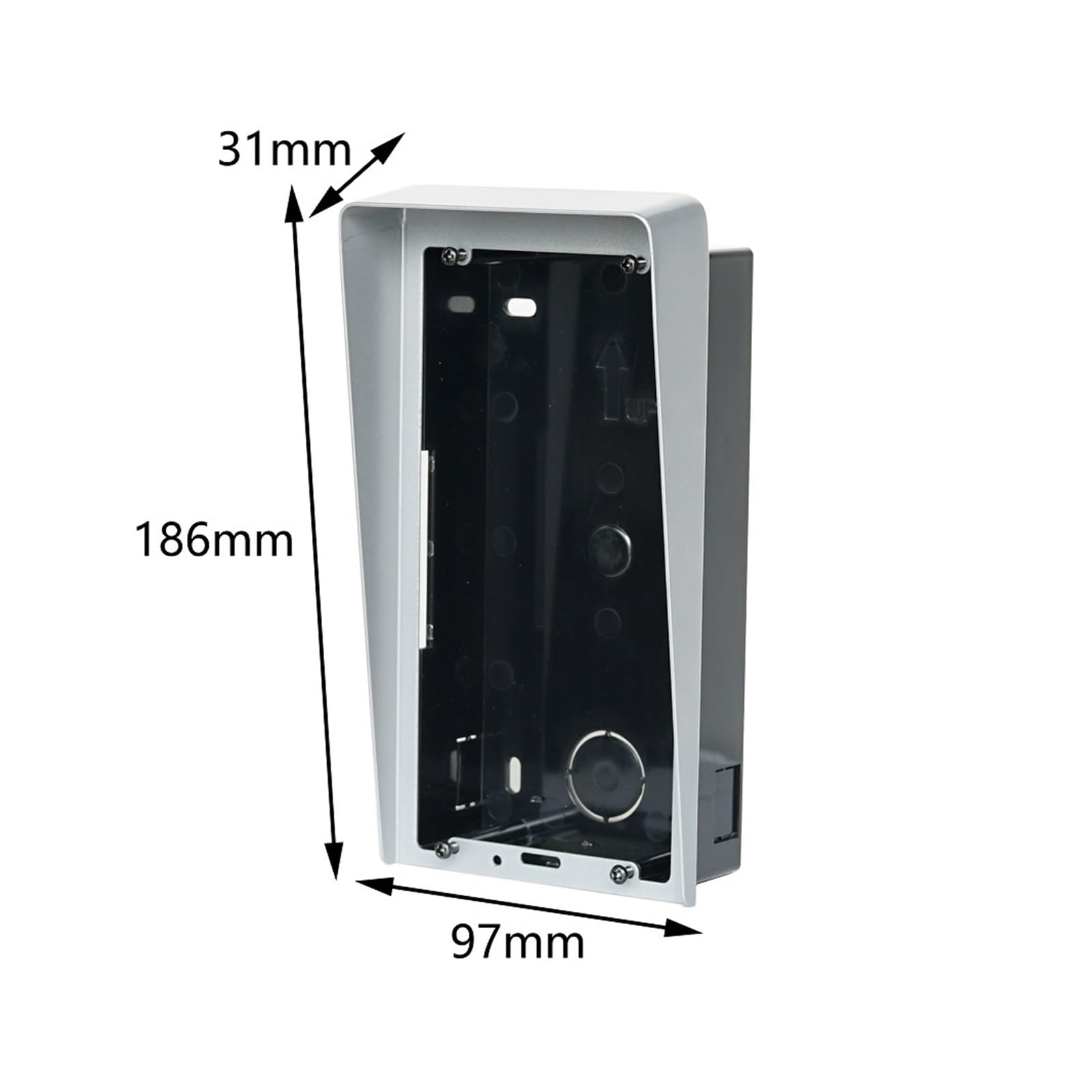 Timbre IP De Montaje En Superficie, Control 2 Cerraduras, Teléfono Puerta WiFi, Videoportero, Desbloqueo Tarjeta IC Gama de Entornos Domésticos