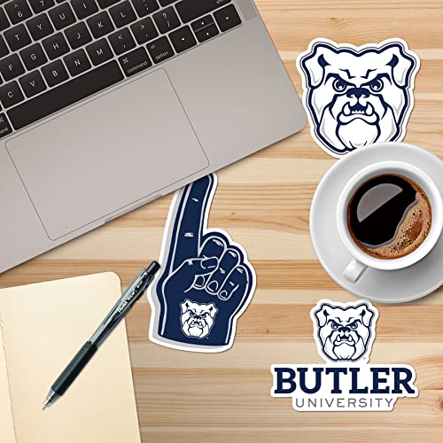 Image of Butler University 8ct Vinyl Large Deluxe Stickers Variety Pack - Laptop, Water Bottle, Scrapbooking, Tablet, Skateboard, Indoor /Outdoor - Set of 8