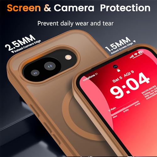 Image of WRJ Magnetic Case for Google Pixel 10a 6.3-Inch, Brown
