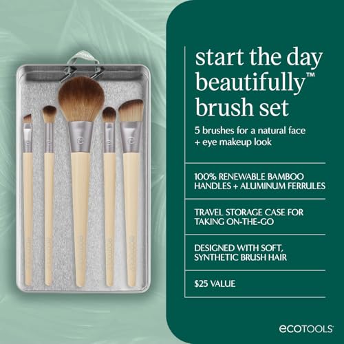 EcoTools-Start-The-Day-Beautifully-6-Piece-Makeup-Brush-Set-Makeup-Brushes-For-Eyeshadow-Blush-Concealer-Foundation-Application-Eco-Friendly-Gift-Set-Synthetic-Hair-Vegan-Cruelty-Free 51zVm6dDYEL