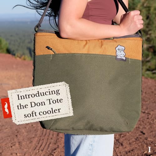 Image of Don Coolio Tote - Insulated Cooler Tote Bag, 24 Can Soft Cooler, 12L Capacity, Leakproof and Waterproof, Collapsible Portable Tote for Beach, Travel, Picnic and Grocery