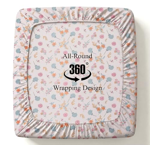 Image of BSB HOME 240 TC Cotton Fitted Double Bedsheet with 2 Pillow Covers, Elastic Bed Sheet, Soft Breathable Skin-Friendly Fabric, All Season Comfort - 72 x 72 + 8 Inches (Petal Pink)