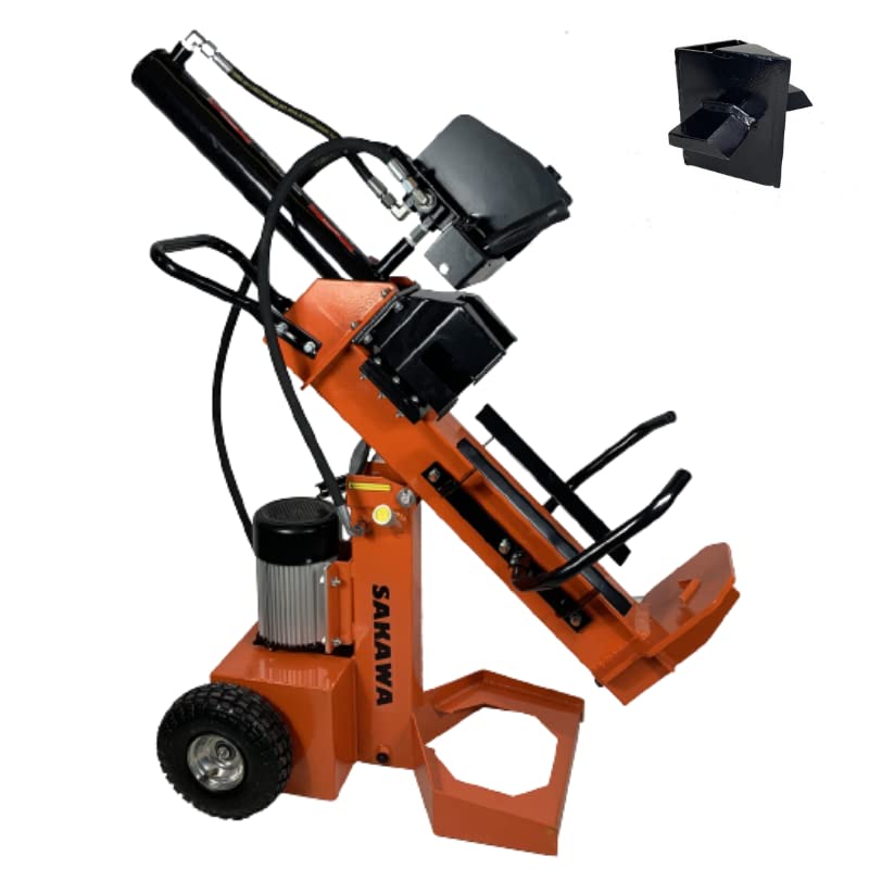 SAKAWA Astilladora Troncos Leña AS15TE + Cuña Cruz