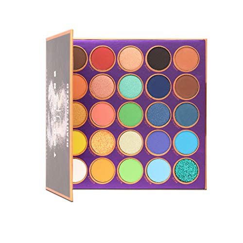 Highly pigment 25 Shades Pressed Powder Eyeshadow Glitter Shimmer and Matte Waterproof Professional Makeup Palette Soft Smooth Metallic Eye Shadow (TOUCHING UP )