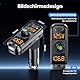 Bluetooth Adapter Auto,GizmoVine Fm Transmitter,Aux Bluetooth Transmitter Auto Car Charger 36W (PD 18W& QC 18W),Fm Transmitter Auto Bluetooths Mit TF Karte,USB Disk 4 in 1 Musik MP3 Player