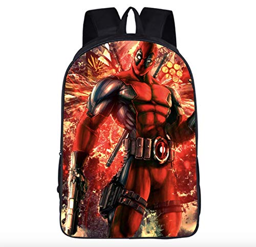 N A Wade Winston Wilson Estudiante Mochila Deadpool