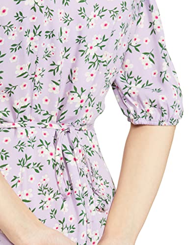 Image of Max Women Printed Spread Collar Shirt Calf Length Dress
