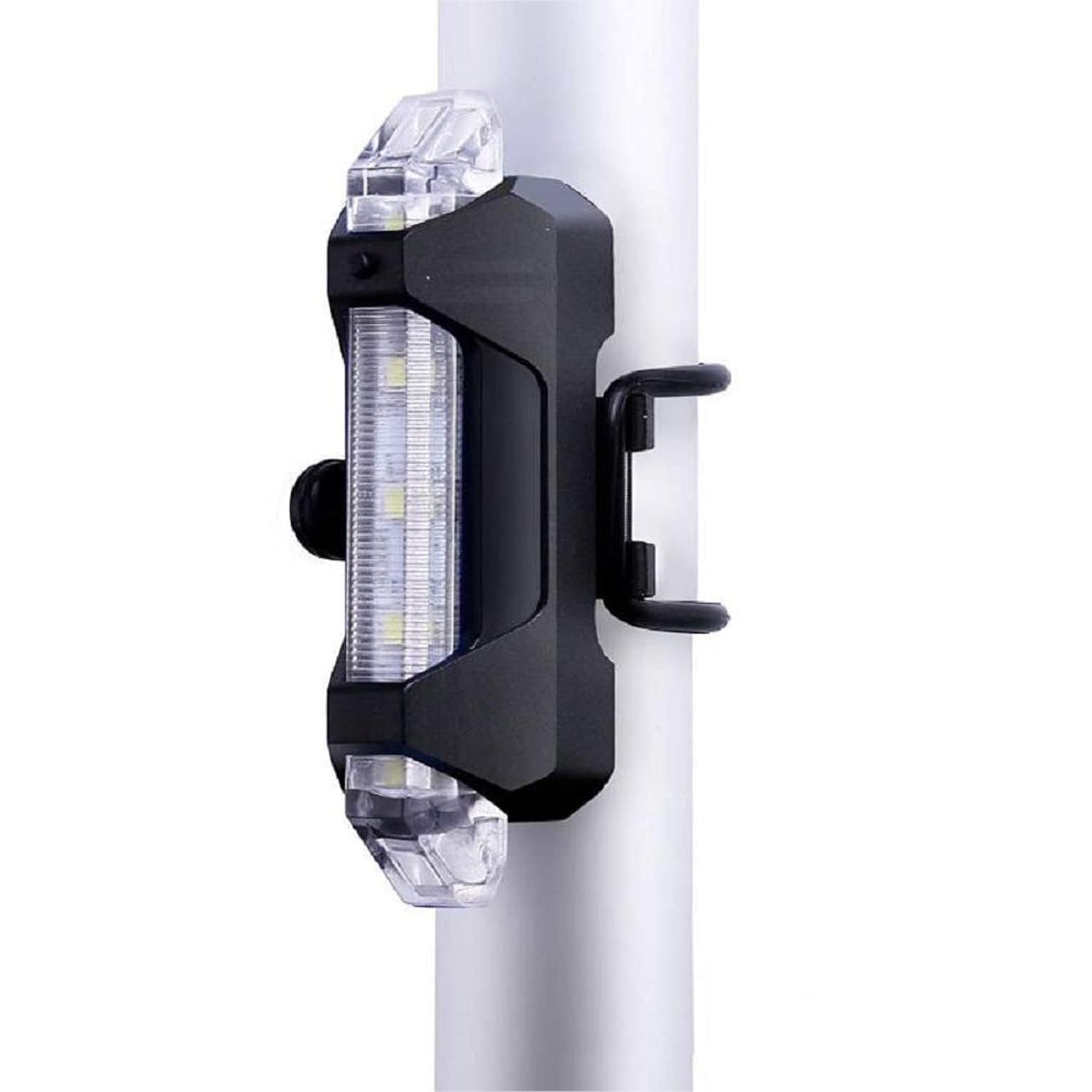 Strauss Bicycle USB Rechargeable LED Tail Light | Waterproof Rear Bike Light with 5 Light Modes | Ultra-Bright Cycling Safety Light | Ideal for Road, Mountain, and Commuter Bikes,(White) (B0CP2J5P38) Amazon Price History, Amazon Price Tracker