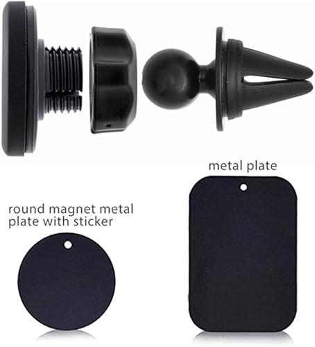 Miniatura 6 de Soporte magnético para automóvil compatible con teléfonos Samsung Galaxy S24S23S22S21S20FEPlusUltra - Soporte de ventilación de aire giratorio de