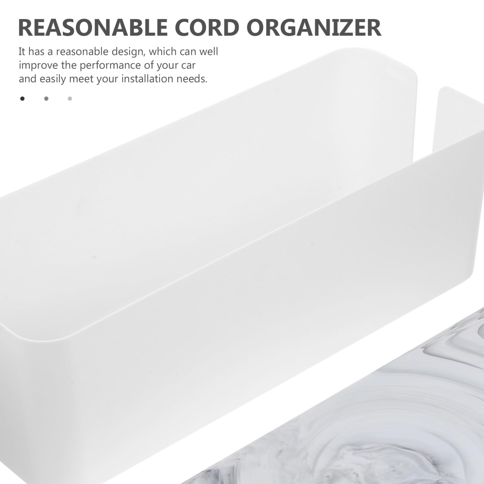 Angoily Kit - Scatola Portacavi Coperchio Facile Da Pulire Capacità Di Archiviazione Per Casa Ufficio E Scuola