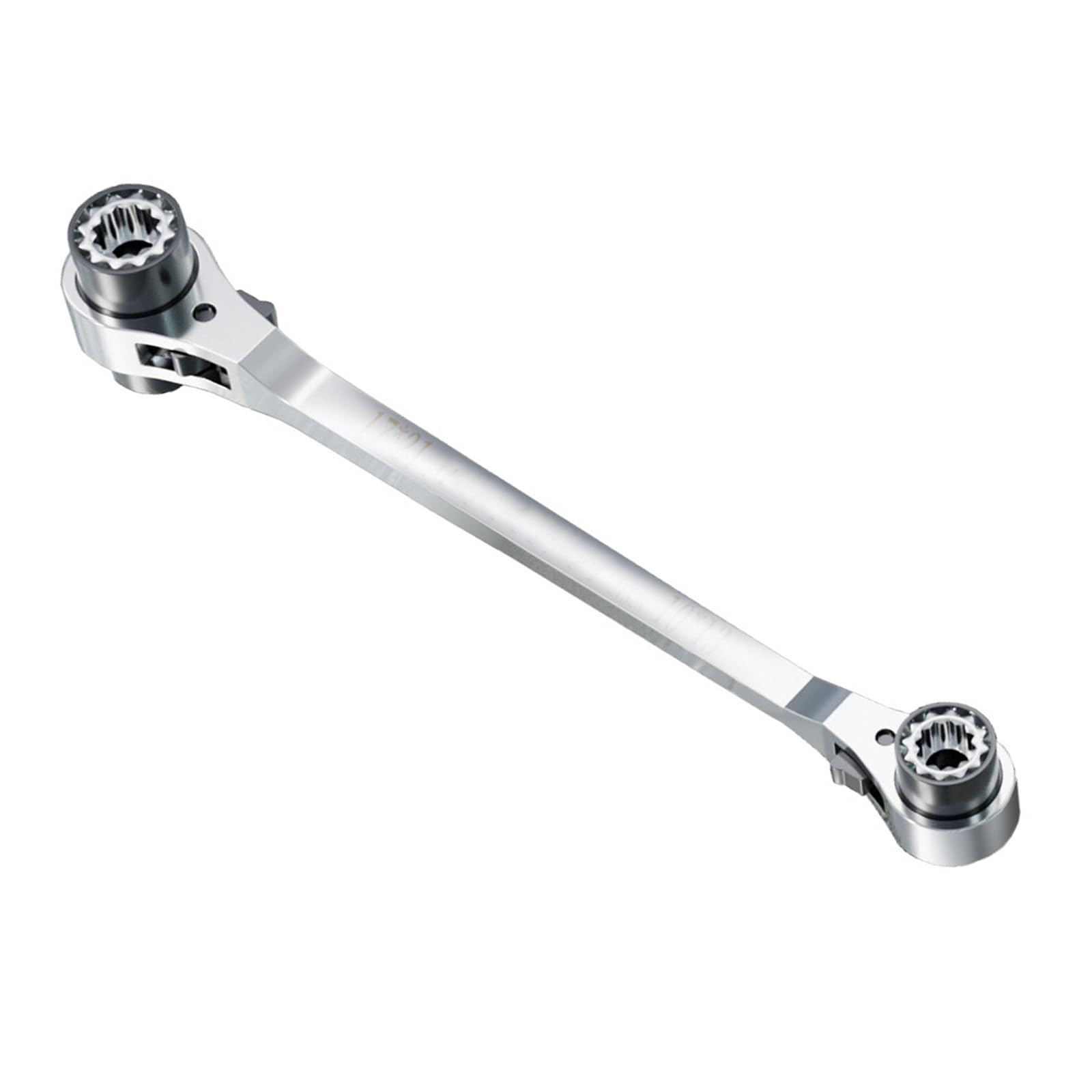 Apglsxy Basic Model 2 Multi-Size Ratcheting Spanner, Ergonomic Anti-Slip Grip & Robuststeel Construction For Automotive Repair Professional Ratcheting Wrench