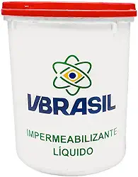 Impermeabilizante Líquido para Concreto, Reboco, Tinta e Tecidos, 1 Litro, Branco, Proteção contra Infiltrações e Umidade
