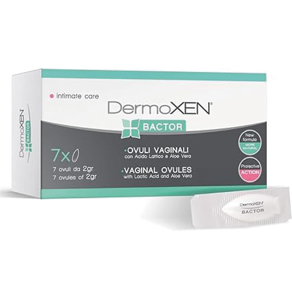 DERMOXEN Ovule Intime Anti-Odeur Vaginose, Mycose, Candidose | 7 Ovul. | Traitement désinfectant et apaisant contre les mauvaises odeurs, brûlures et démangeaisons intimes. Formule efficace.