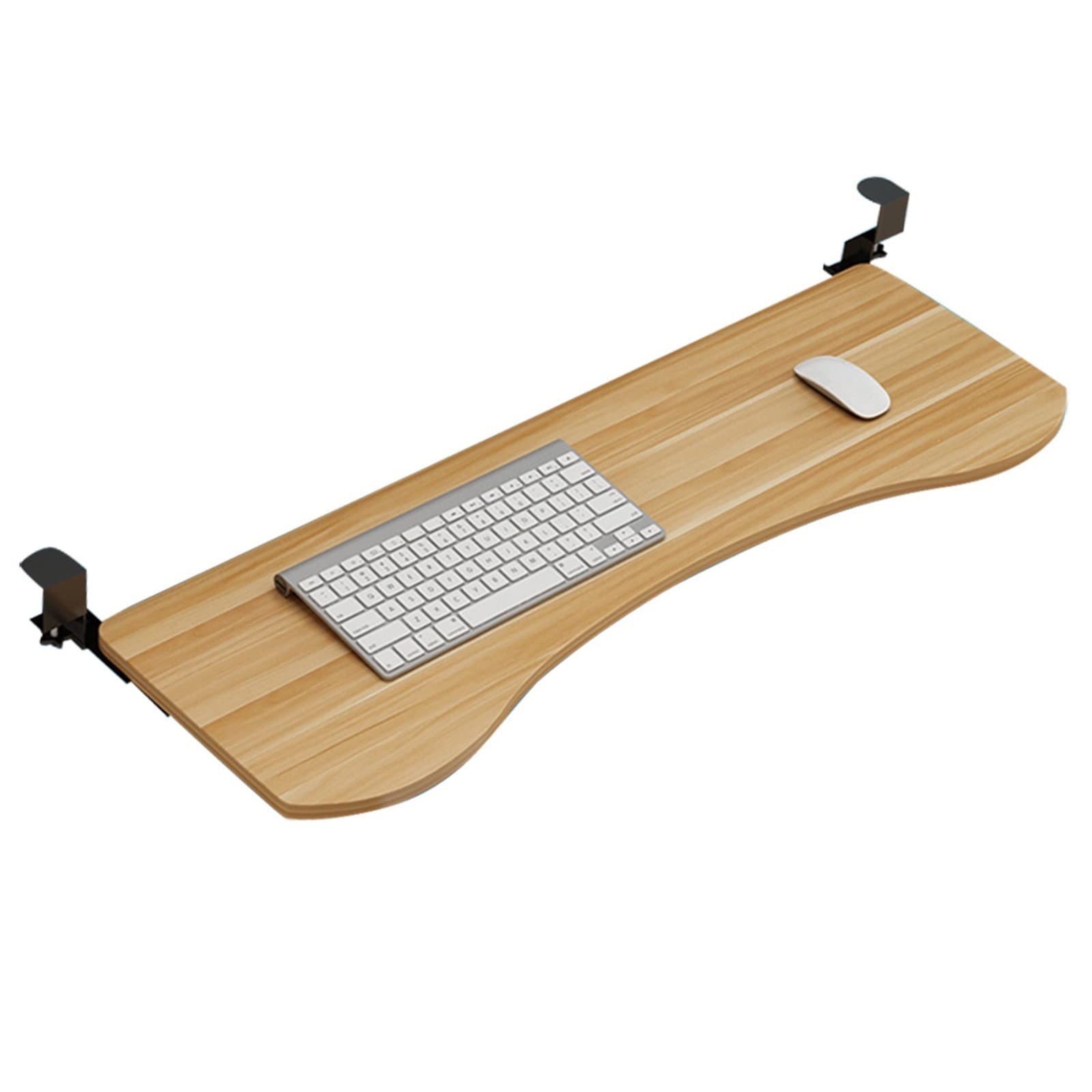 Bandeja Deslizante Para Teclado Debajo Del Escritorio - Cajón Extraíble Para Teclado Y Ratón - Estante De Almacenamiento Que Ahorra Espacio Para La Oficina En Casa Y La Config.A-white-75x25cm(30x10In