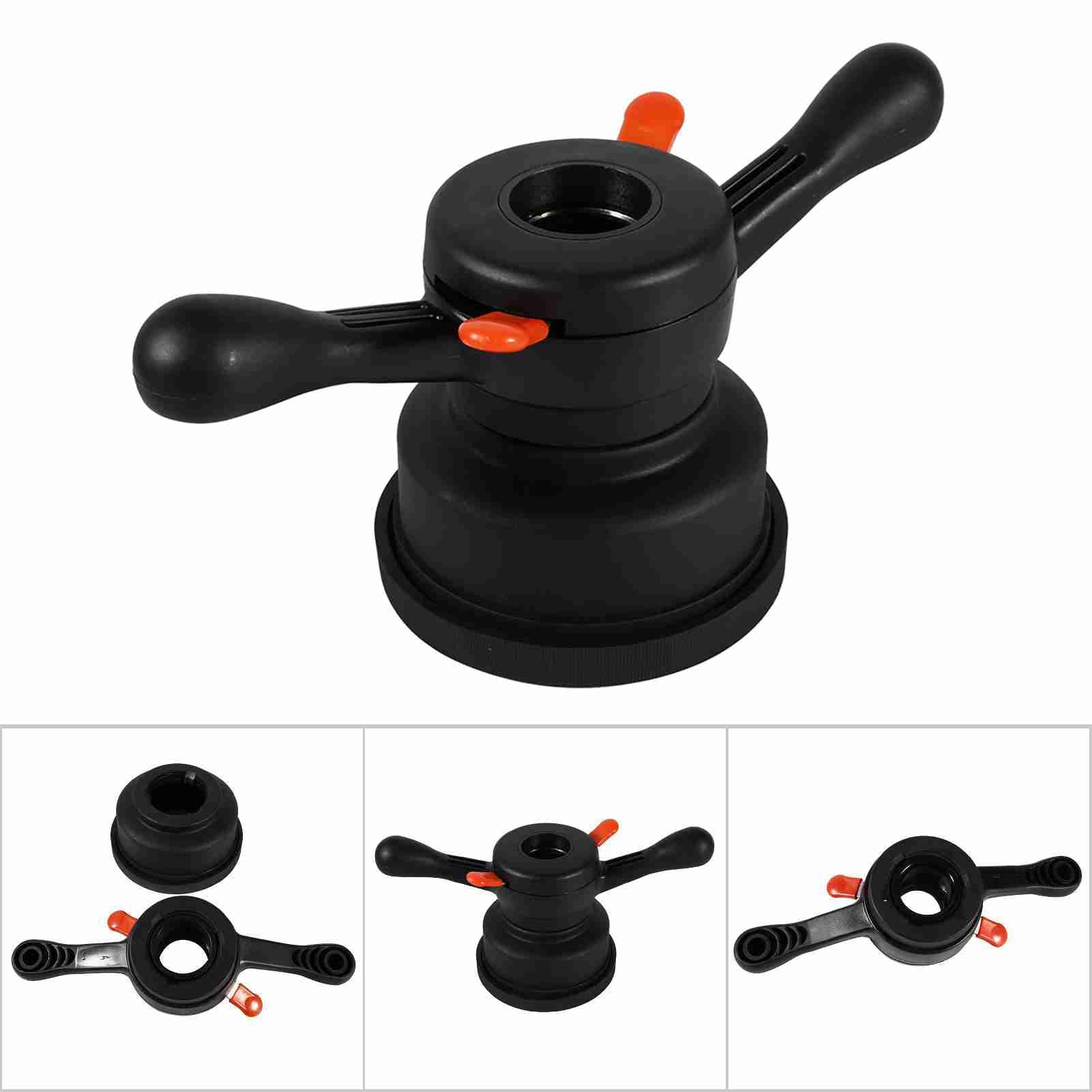 Annadue Écrou à Oreilles de Moyeu à Dégagement Rapide, Outil de Changement de Pneu d'équilibrage de Roue avec Diamètre de Filetage. Pas de 36 Mm 3 Mm pour Voiture Camion SUV (Diamètre intérieur 36