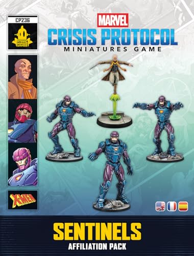 Image of Asmodee | Marvel Crisis: Protocol X-Men Sentinels Affiliation Pack | Miniatures Game | Ages 14+ | 2 Players | 90 Minutes Playing Time