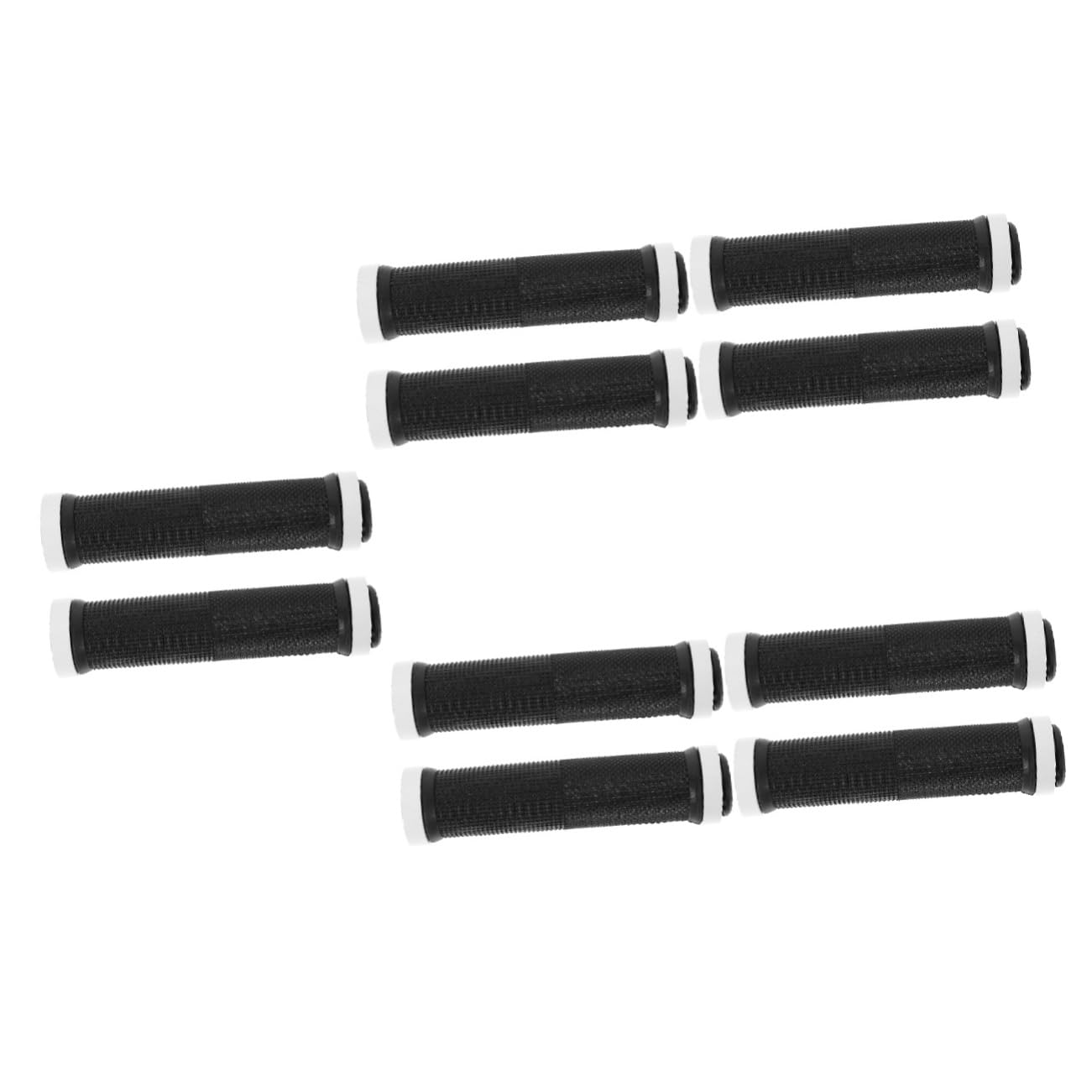 ibasenice Poignées De Guidon Vélo Antidérapantes Caoutchouc pour Vélos De Montagne Installation Facile Ergonomiques Et Durables Protection Optimale La Fatigue