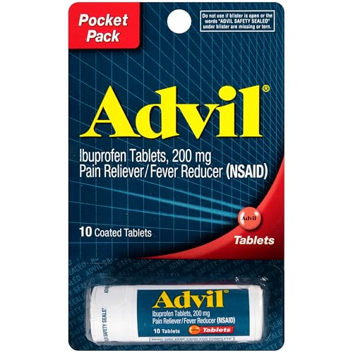 Advil Sinus Congestion and Pain, Sinus Relief Medicine, Pain Reliever and Fever Reducer with Ibuprofen and Phenylephrine HCl - 10 Coated Tablets