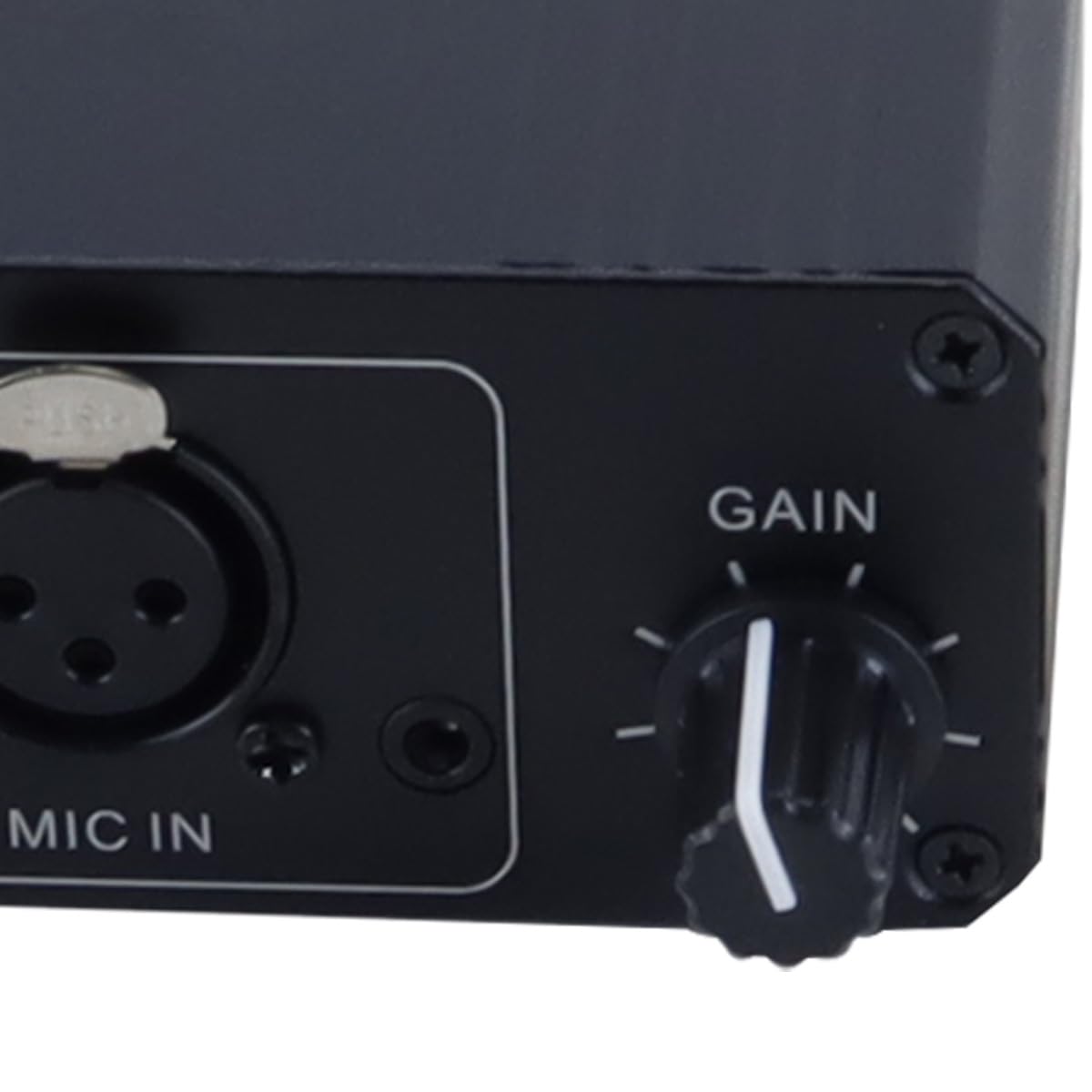 Préampli micro avec alimentation fantôme 48 V, boîtier noir pour microphones dynamiques à condensateur, enregistrement musical