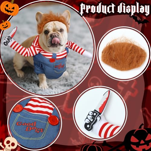 Disfraz de Halloween Chucky para Perros Pequeños XS miniatura 5