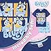 Bluey Short Pajama Set for Girls, Soft Breathable Loungewear - Gifts for Girls (Navy/Blue, 3-4 Years)