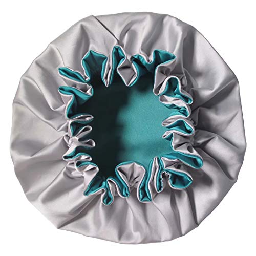 Image of AKISS Baby Infant Newborn Toddler Satin Silk Hair Bonnet for Baby Girl Boy Sleeping Kids Cap Hat