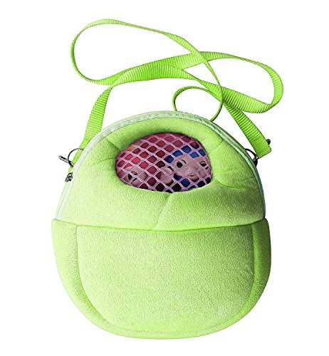 Kids Gift Toy Storage Bags,Portable Kids Play Storage Bag Building Bag for fingerlings Monkey&Interlocking Plastic (Green)