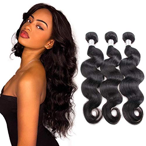 Human Hair Bundles Weft Brazilian Virgin Body Waves Human Hair Brazilian Hair Extensions Real Hair Weft Real Human Hair Bundles 24 26 28 Inch NIUDINNG