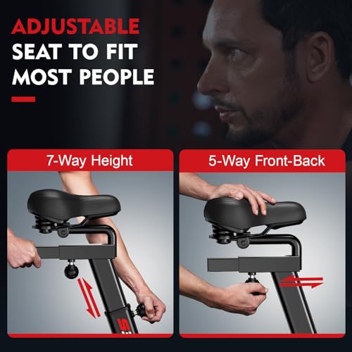 Recumbent Exercise Bike with Pulse Monitor