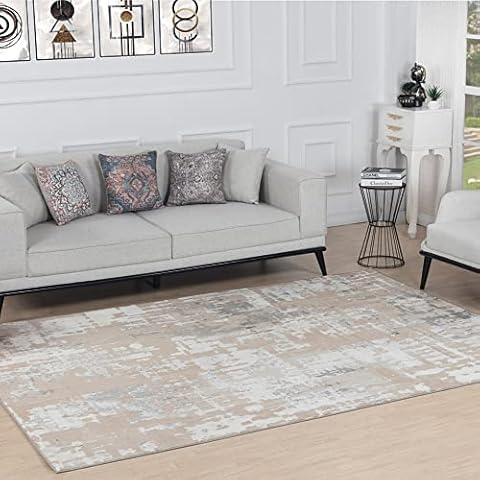 Livabliss Oujda Abstract Marble Runner Rug Cover