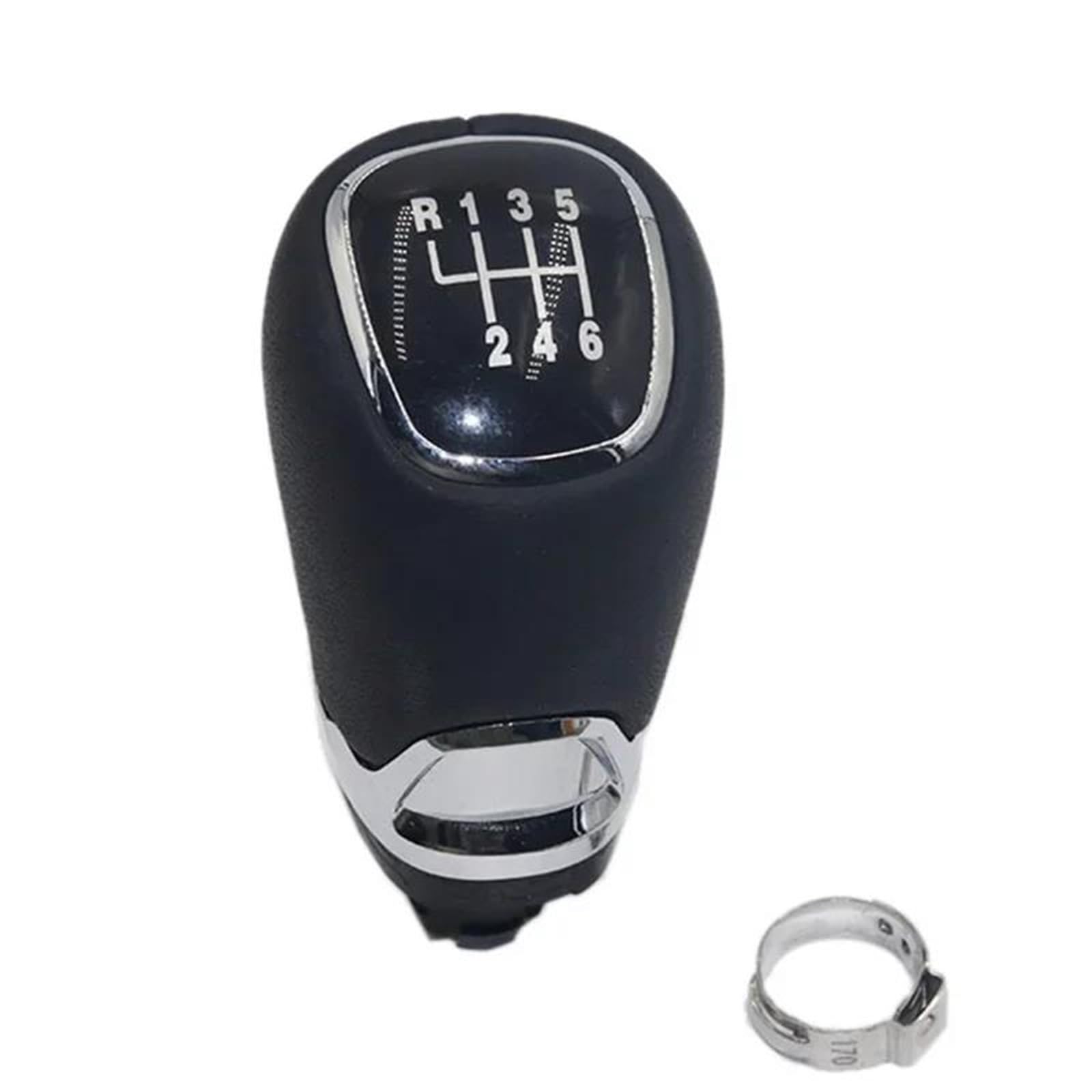 Mkszy 6 Speed Knob Car Manual Transmission Gear Shift Knob Shifter Dust Boot For Skoda For Octavia A7 3 Iii Mk3 2014 2015 2016 2017